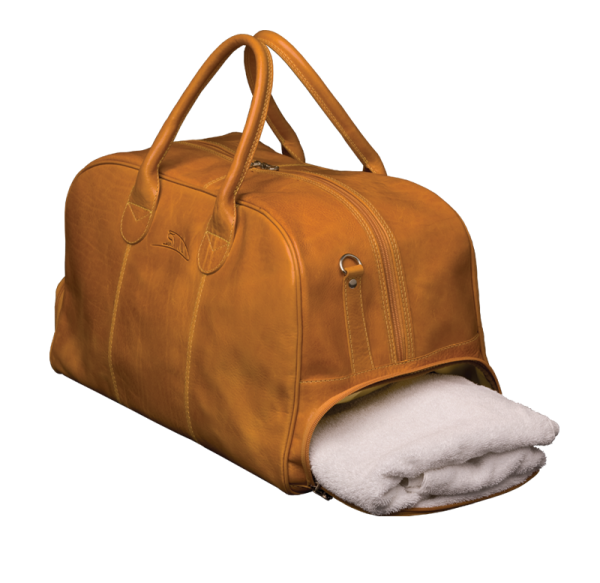 All-in-One Golf Ledertasche colonial-braun-seite-1